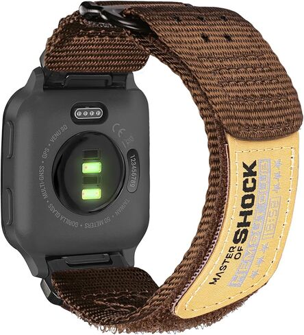 حزام رياضي من النايلون المتين لـ Garmin Venu Sq/Sq 2، Venu 2/3/Plus/Music، حزام ساعة منسوج سريع الجفاف مع إبزيم من الفولاذ المقاوم للصدأ (ليس لـ Venu 2S) in Kuwait