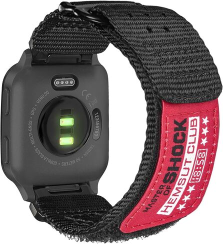 حزام رياضي من النايلون المتين لـ Garmin Venu Sq/Sq 2، Venu 2/3/Plus/Music، حزام ساعة منسوج سريع الجفاف مع إبزيم من الفولاذ المقاوم للصدأ (ليس لـ Venu 2S) in Kuwait