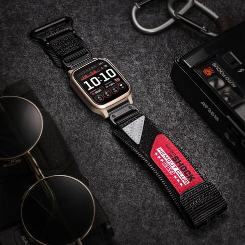 حزام رياضي من النايلون المتين لـ Garmin Venu Sq/Sq 2، Venu 2/3/Plus/Music، حزام ساعة منسوج سريع الجفاف مع إبزيم من الفولاذ المقاوم للصدأ (ليس لـ Venu 2S) in Kuwait