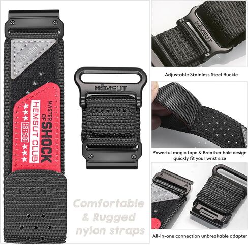 حزام رياضي من النايلون المتين لـ Garmin Venu Sq/Sq 2، Venu 2/3/Plus/Music، حزام ساعة منسوج سريع الجفاف مع إبزيم من الفولاذ المقاوم للصدأ (ليس لـ Venu 2S) in Kuwait