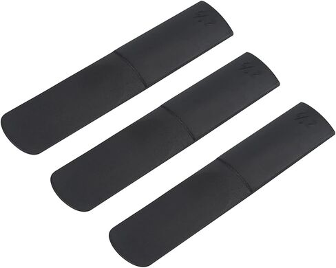 القصب البلاستيكية لألتو ساكس، مجموعة من 3 قطع من القصب البلاستيكية ألتو ساكسفون قوة 2.5 ملحق إصلاح للمبتدئين في الساكسفون باللون الأسود in Kuwait