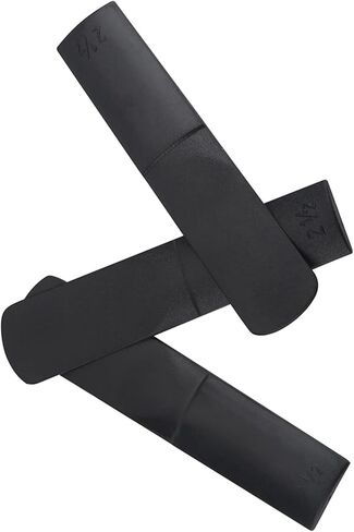 القصب البلاستيكية لألتو ساكس، مجموعة من 3 قطع من القصب البلاستيكية ألتو ساكسفون قوة 2.5 ملحق إصلاح للمبتدئين في الساكسفون باللون الأسود in Kuwait