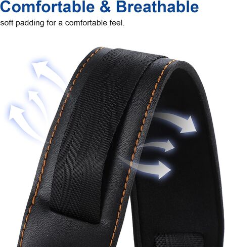 Alto Saxophone Neck Strap, Soft Leather Padded, Alto Sax Neck Strap for Tenor Sax Bass Clarinet Baritone Soprano Saxophone Accessories in Saudi Arabia