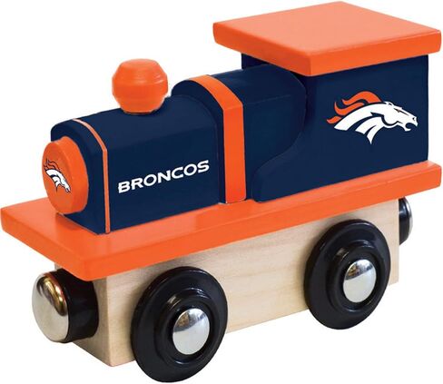 MasterPieces NFL Denver Broncos Real Wood Toy Train, For Ages 3+ in Saudi Arabia