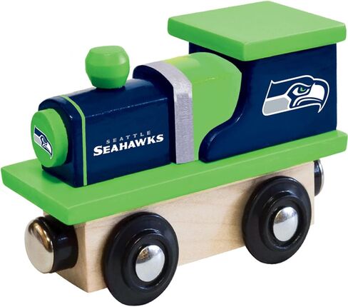 MasterPieces NFL Seattle Seahawks Real Wood Toy Train, For Ages 3+ in Kuwait