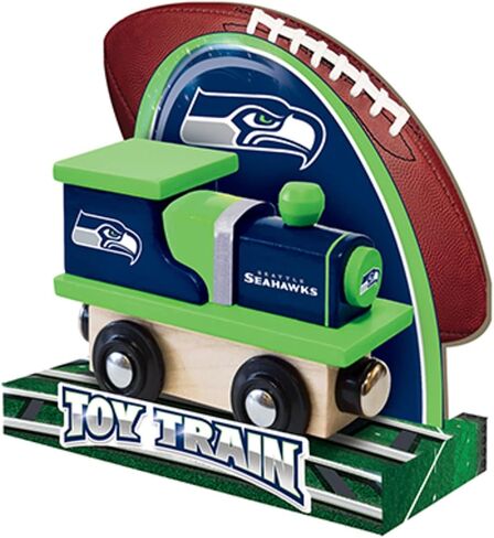 MasterPieces NFL Seattle Seahawks Real Wood Toy Train, For Ages 3+ in Saudi Arabia