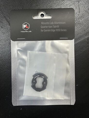 طقم إصلاح/علامة تبويب ربع دورة من الألومنيوم متوافقة مع سلسلة Garmin Edge 540/550 // 840/850 - علامة تبويب تركيب بديلة in Kuwait