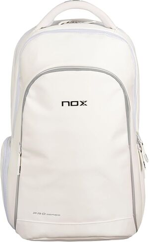 حقيبة الظهر NOX Padel PRO SERIES | مضرب مبطن بسعة 28 لتر وحماية للكمبيوتر المحمول | جيب للأحذية مزود بفتحات تهوية وأشرطة مبطنة in Kuwait