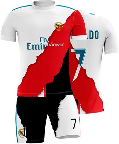 Portugal Football Youth Jersey, Soccer Fans Training Jersey, Personalized Soccer Unisex Kids Uniform in Saudi Arabia