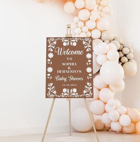Cielito Lindo Baby Shower Sign, Neutral Mexican Theme Decor, Fiesta Welcome Poster, Gender Neutral Party in Saudi Arabia