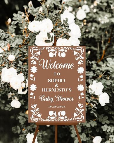 Cielito Lindo Baby Shower Sign, Neutral Mexican Theme Decor, Fiesta Welcome Poster, Gender Neutral Party in Saudi Arabia