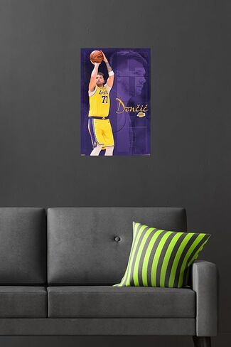 Trends International NBA Los Angeles Lakers - Luka Doncic 25 Wall Poster, 22.4L x 14.7W, Premium Unframed Version in Saudi Arabia