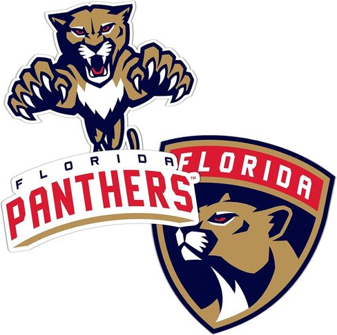 Desert Cactus Florida Panthers Sticker NHL Team National Hockey League Vinyl Decal Laptop Water Bottle Car Scrapbook (Type 5-1) in Saudi Arabia