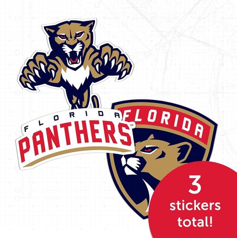 Desert Cactus Florida Panthers Sticker NHL Team National Hockey League Vinyl Decal Laptop Water Bottle Car Scrapbook (Type 5-1) in Saudi Arabia