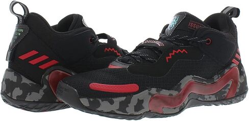 Adidas Sm D.O.N. Issue 3 Unisex Shoes Size 12.5, Color: Black/Red in Saudi Arabia