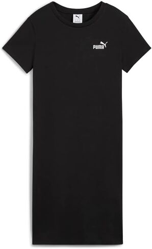 PUMA Womens Essentials Small Logo Slim Fit T-Shirt Dress in Saudi Arabia