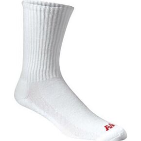 Performance Multi-Sport Black & White Athletic Socks (No Show, Low Cut, Mid-Crew, Crew & Tube)