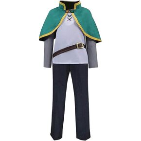 Konosuba Satou Kazuma Billionaire Adventurer Green Halloween Cosplay Costume