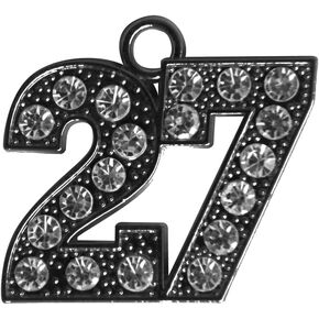 Endea Graduation Tassel Black Bling Charm Date Drop Year (2024, Black)