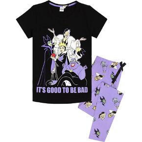 Disney Villains Pyjamas Womens Lounge-pants & T-Shirt Pjs Set