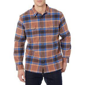 Amazon Aware Men's Regular-Fit Long-Sleeve Flannel Shirt
