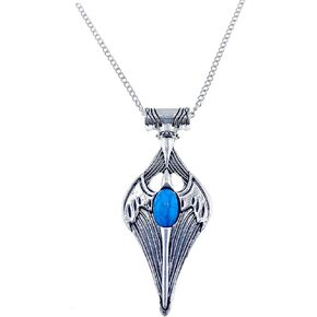 Game Elder Necklace Morrowind Skryim Amulet of Kynareth Mara Collar Pendants Divines Keyring Cosplay - N60
