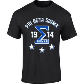 Phi Beta Sigma Three Stars Graphic T Shirt