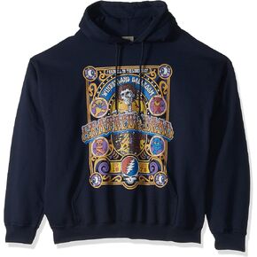 Liquid Blue Men's Plus Size Grateful Dead Closing of Winterland Ballroom Pullover Hooded Sweatshirt