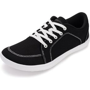 WHITIN Men's Wide Canvas Barefoot & Minimalist Shoes | Zero Drop Sole