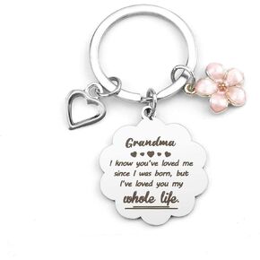 Mothers Day Gifts for Grandma from Granddaughter Grandson Grandma Birthday Gifts Grandma Keychain