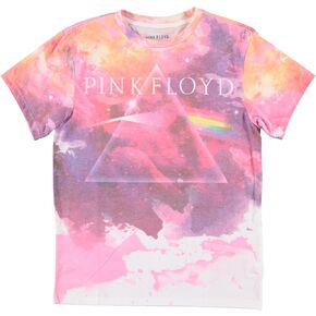 Pink Floyd Mens Rock Shirt Dark Side of The Moon - Oversize Sublimated Vintage Tee