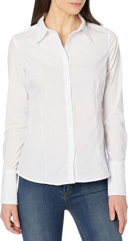 Cutter & Buck Women's Epic Easy Care Long Sleeve Mini Herringbone Collared Shirt in Saudi Arabia