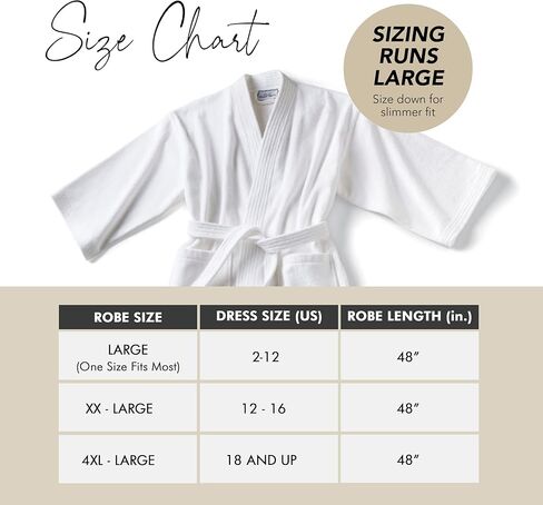 أرواب قماش تيري للنساء من بوكا تيري. رداء منشفة قطن 100%، رداء حمام نسائي بنمط كيمونو in Kuwait