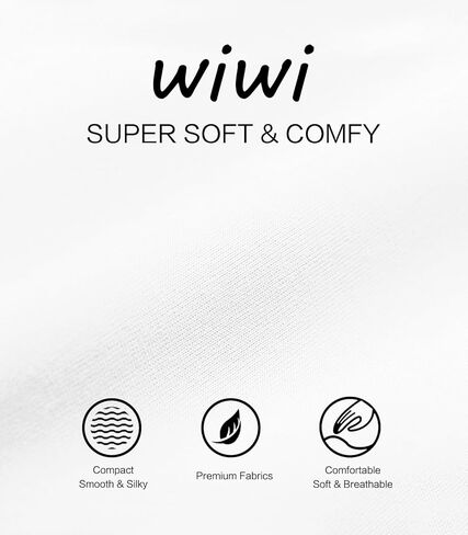 WiWi المرأة وهمية الياقة المدورة البلوز القمم كم طويل بيجامة علوية الخيزران فسكوزي الحرارية سليم صالح الملابس الداخلية S-XXL in Kuwait