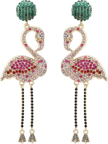 Selenichast Valentine's Day Gifts Pink Flamingo Earrings for Women Christmas Jewelry Gifts in Saudi Arabia