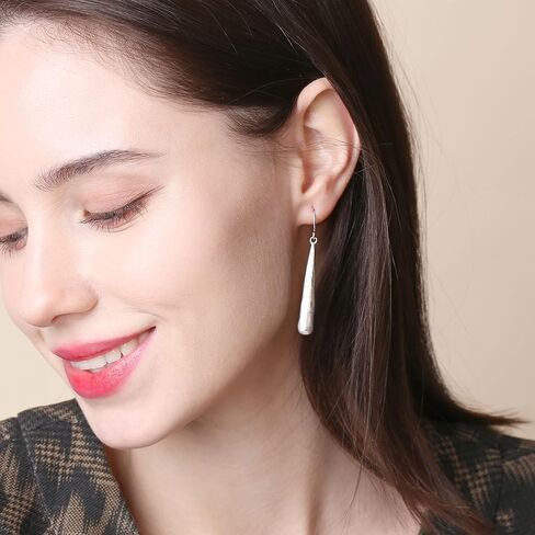 أقراط متدلية أساسية بشريط معدني طويل ورقيق عتيق للنساء in Kuwait