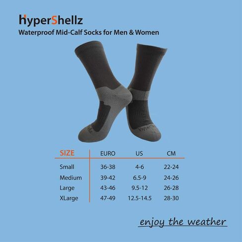 جوارب HyperShellz المقاومة للماء للرجال والنساء بطول منتصف الساق in Kuwait