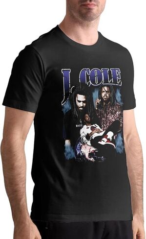 Mens T-Shirt Short Sleeve Shirts Round Neck Cotton Tees Top Black in Saudi Arabia