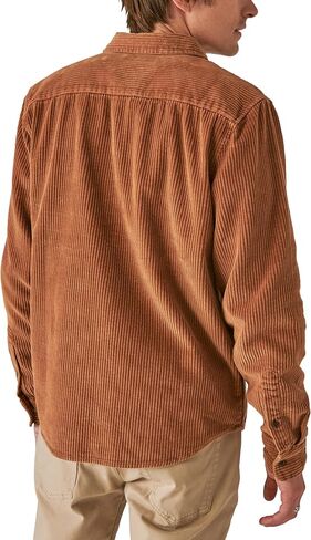 Lucky Brand Men's Corduroy Utility Long Sleeve Shirt in Saudi Arabia