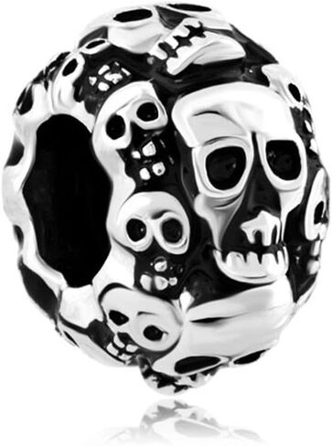 CharmSStory Skull Halloween Skeleton Spacer Charm Beads Charmss for Bracelets in Saudi Arabia