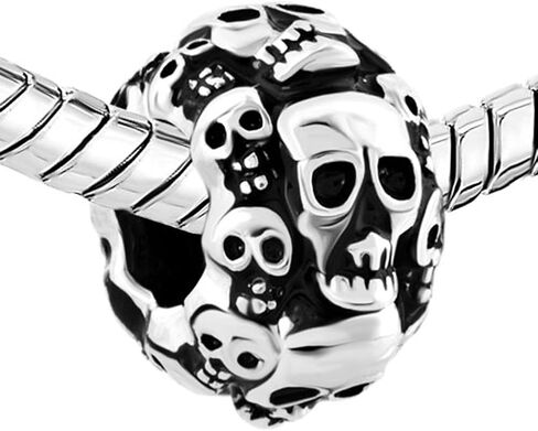 CharmSStory Skull Halloween Skeleton Spacer Charm Beads Charmss for Bracelets in Saudi Arabia