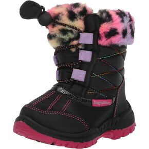 Rugged Bear Girl's Non-Slip Outdoor Water Resistant Snow Boots