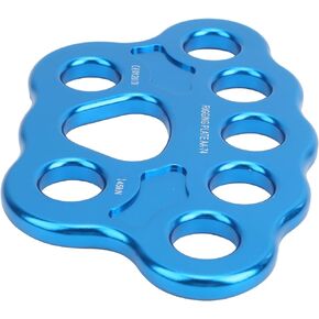 Dilwe Rigging Plate, 8‑Hole Metal Rigging Plate Multiple Anchor Connector Climbing Equipment