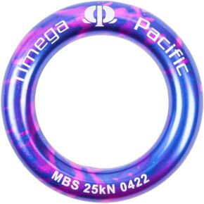 Omega Pacific Rappel Ring+ Ultra Violet Large Solid Seamless Design Yields an Incredible Breaking Strength of 25kN - Arborist, Outdoor, Work at Height, Rescue Gear in Kuwait