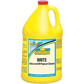 Simoniz B0400004 Brite All-Purpose Glass Cleaner, 1 gal Bottles per Case (Pack of 4) in Kuwait