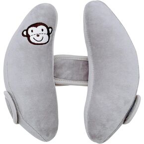 Zdbdbd Adjustable Baby Travel Pillow Cushion for Car Seat,Baby Head Neck Support,Headrest for Stroller,Baby Neck Pillows for Pushchair, U-Shape Head Support Pillow for Infants,Grey