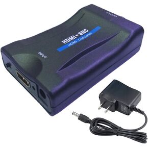 AoeSpy HDMI to BNC Converter Video Adapter - Convert HDMI to Coaxial Analog CVBS Signal for TV, Monitor, VCR, DVR