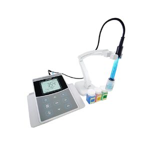Apera Instruments PC800 Benchtop pH/Conductivity/TDS/Salinity/Resistivity/Temp. Multiparameter Meter Kit, 0.01 pH/1% F.S Accuracy AI523