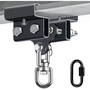 BeneLabel Punching Bag Hanger, Heavy Bag Mount, Boxing Bag Hanger, Punching Bag Kit, Punching Bag Holder, Heavy Bag Wall Mount, Punching Bag Accessories for Beam, 400KG Capacity