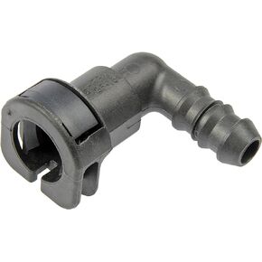 Dorman 800-125 Fuel Line Retaining Clip 3/8 In. Steel To 3/8 In. Nylon With 90 Degree Bend, 2 Pack